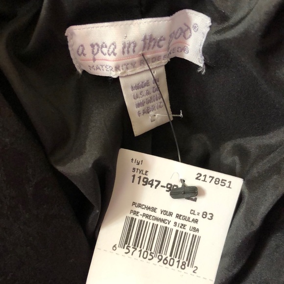 PEA-IN-THE-POD size Large Brocade Black Blazer Collared Mini-Peplum $78 NEW - Picture 8 of 12